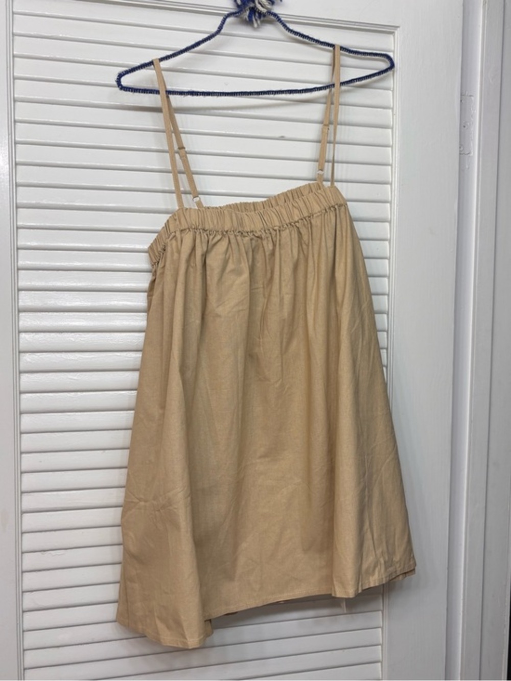Commense Tan Thin strap Top
